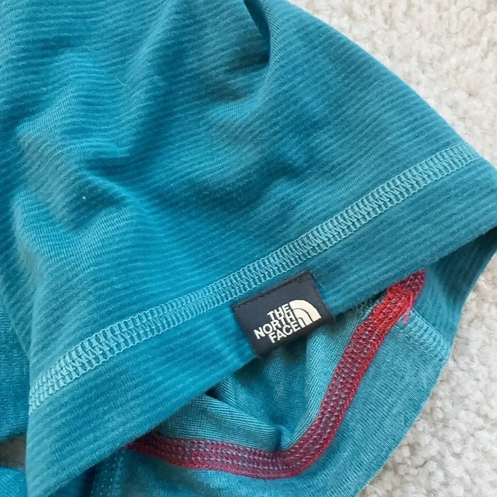The North Face Men's Short Sleeve Polo Shirt Flash Dry Size L blue